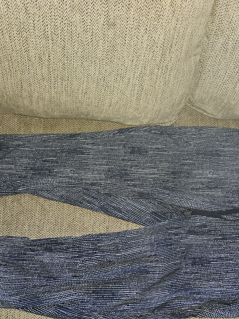 Athleta Blue Patterned Jeggings
